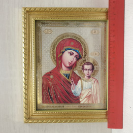 Икона Казанская божией Матери настенная. Картинка 8